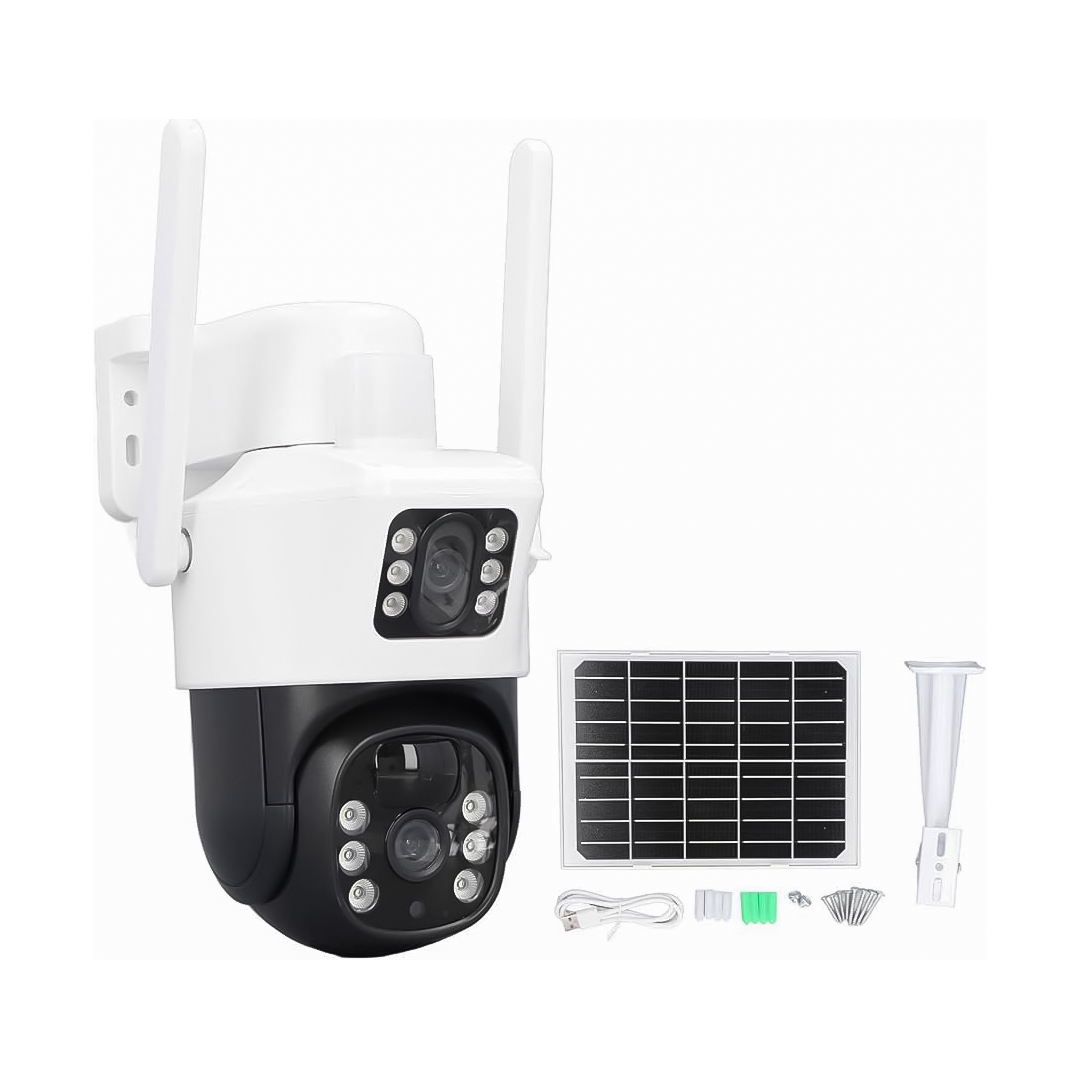 CAMARA DE SEGURIDAD CON PANEL SOLAR TRUE COLOR VIEW