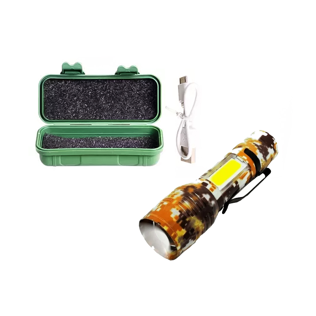 LINTERNA TACTICA CAMUFLAJE PEQUEÑA