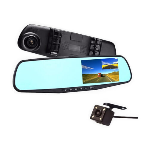 RETROVISOR CON PANTALLA Y CAMARA DE RETRO