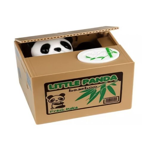 ALCANCIA MODELO CAJITA CON PANDA