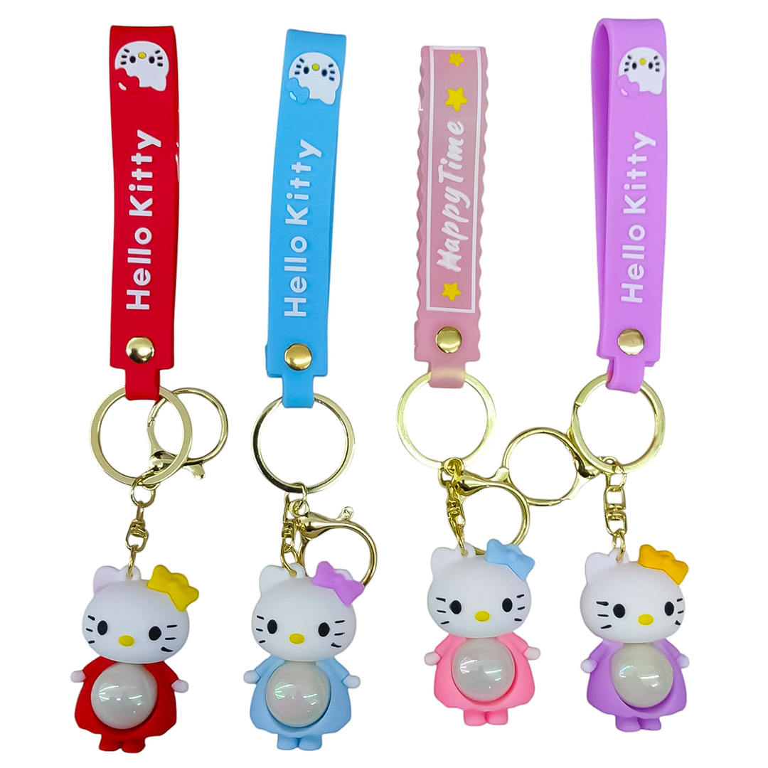 DOCENA LLAVERO PERLA HELLO KTTY