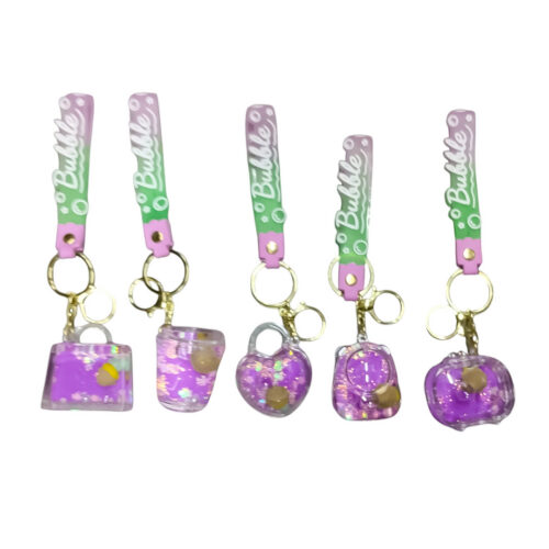LLAVERO AGUA BUBBLE LILA