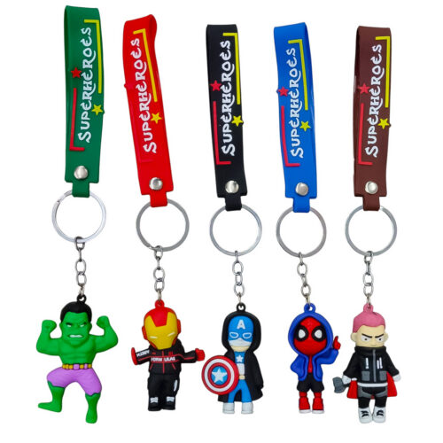 DOCENA LLAVERO SUPERHEROES