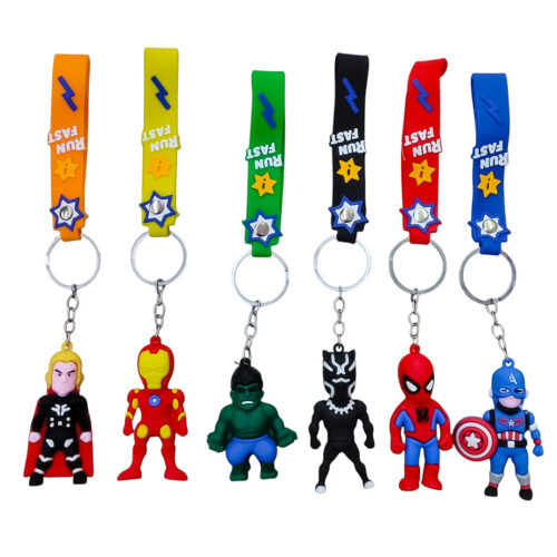 DOCENA LLAVERO SUPERHEROES RUN FAST