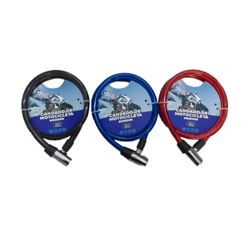 CANDADO PARA MOTO KIHUU BRILLOSO METALICO (UNIDAD)