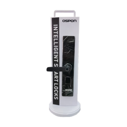 CERRADURA INTELIGENTE CON HUELLA MANIGUETA NEGRA