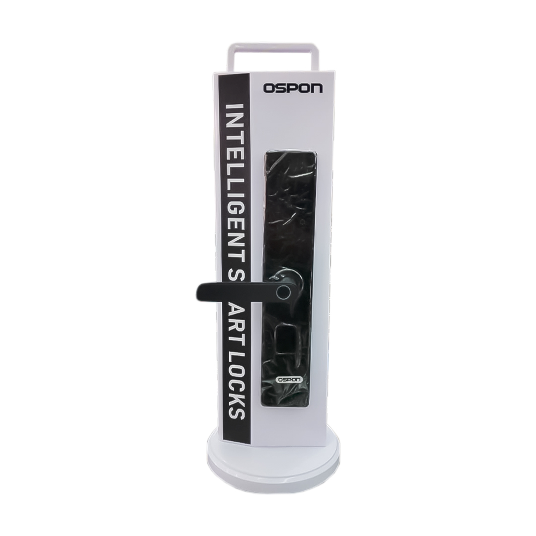 CERRADURA INTELIGENTE CON HUELLA MANIGUETA NEGRA