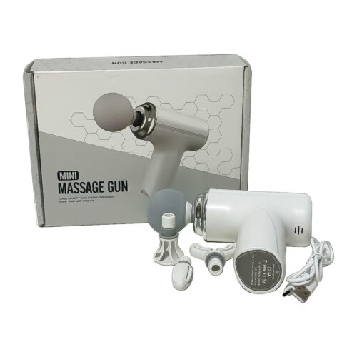 MINI MASAJEADOR RECARGABLE 4 CABEZAS