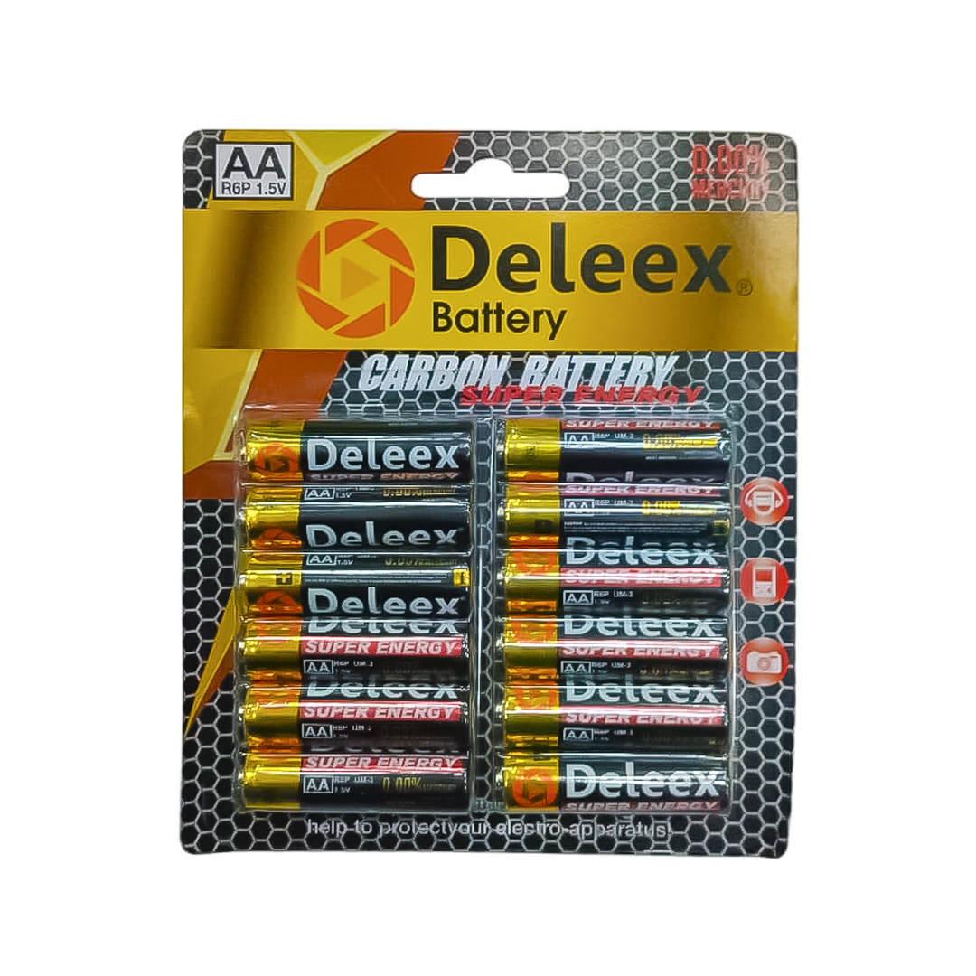 PILA DELEX CARBONO AA (BLISTER)