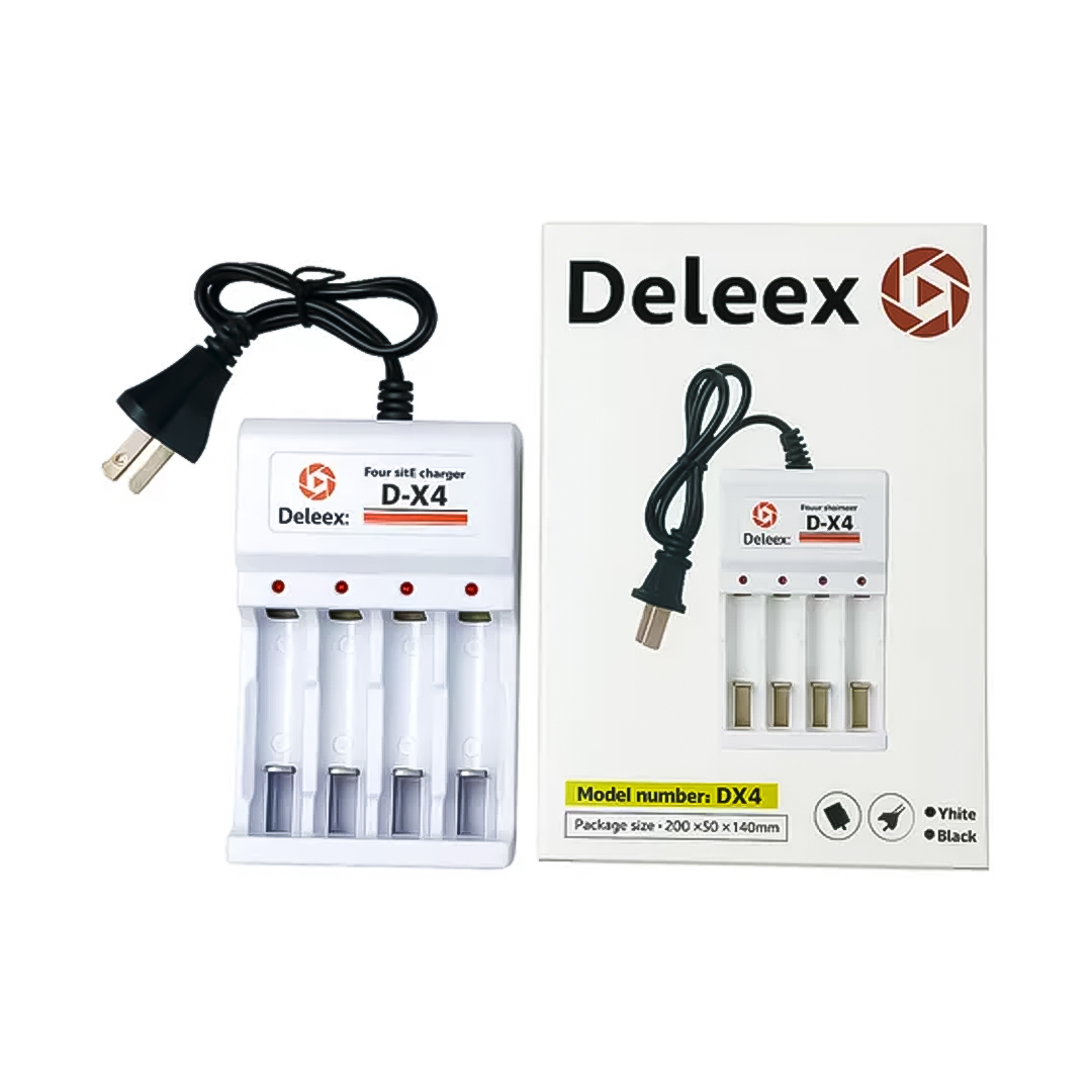 CARGADOR DE PILAS DELEEX D-X4