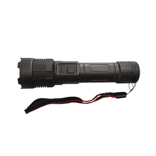 LINTERNA TACTICA RECARGABLE LASER CANNON CON PANTALLA