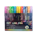 MARCADORES METALIZADOS OUT LINE 12 COLORES