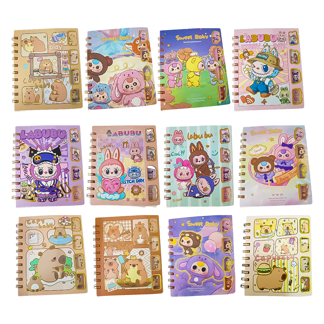 MINI LIBRETAS PERSONAJES INFANTILES (UNIDAD)