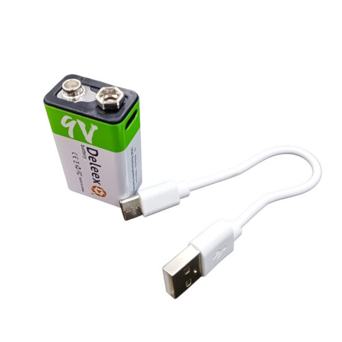 BATERIA CUADRADA RECARGABLE DELEEX 9V