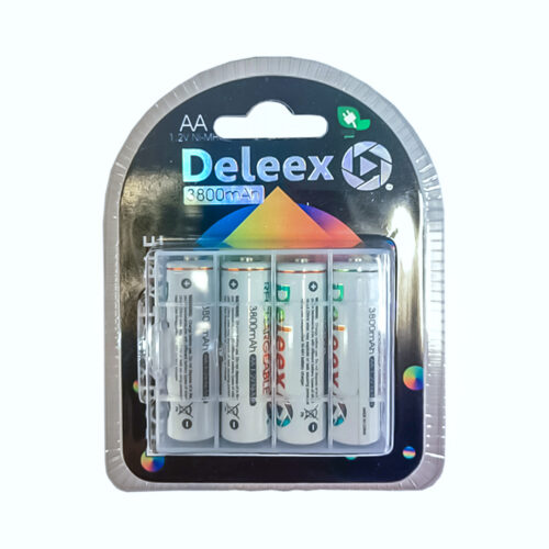 PILA RECARGABLE DELEEX AA 1.5V (1 BLISTER X4)
