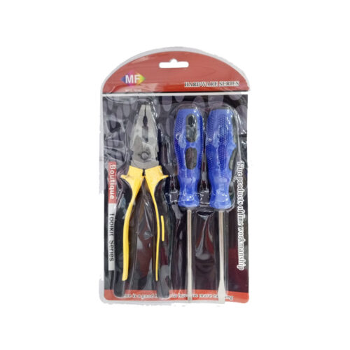 KIT DE HERRAMIENTAS BLISTER 3 UNIDADES