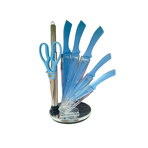 SET DE CUCHILLOS CON BASE FIJA EVDRTVERH 8 PIEZAS