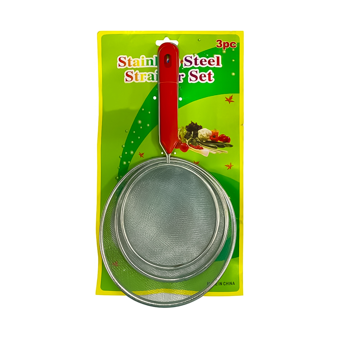 SET DE ESCURRIDORES METALICOS X3