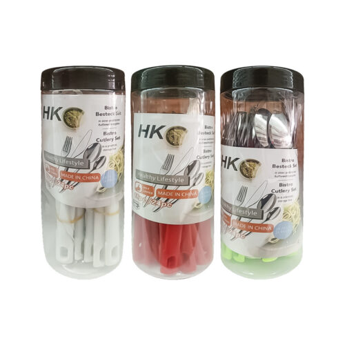 JUEGO DE CUBIERTOS HK 24 PIEZAS