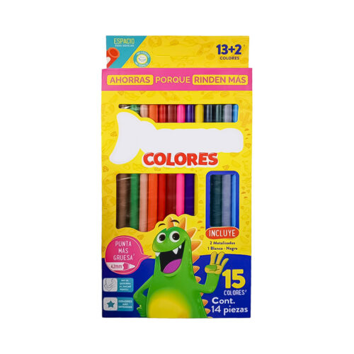 COLORES NRM PUNTA GRUESA 13+2